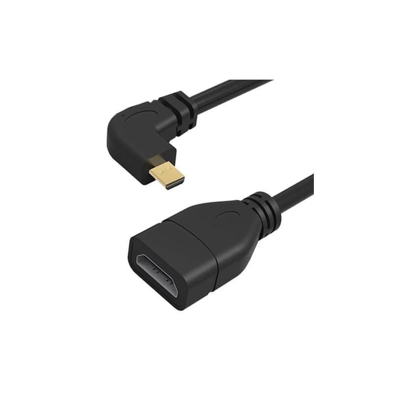 کابل 90درجه تخت MICRO HDMI (M) TO HDMI (F) 20CM