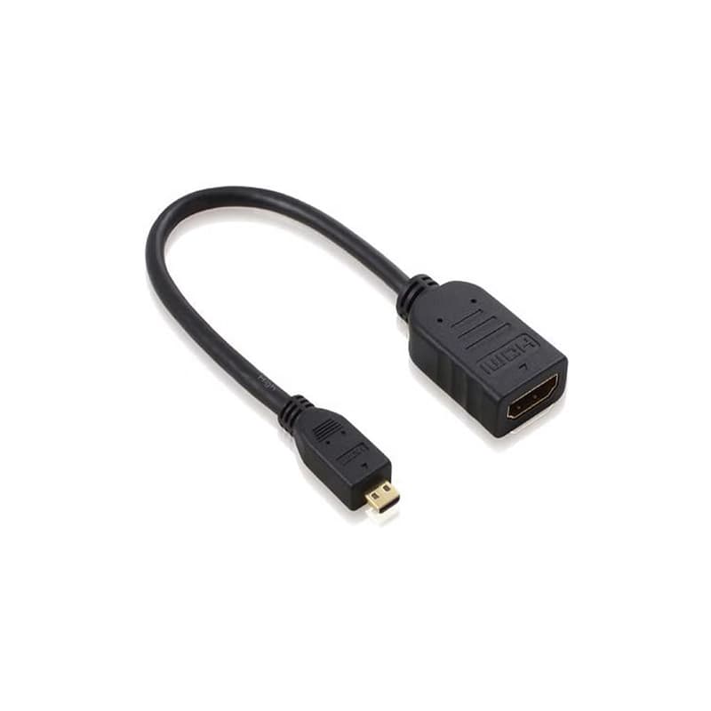 کابل MICRO HDMI (M) TO HDMI (F) 20CM
