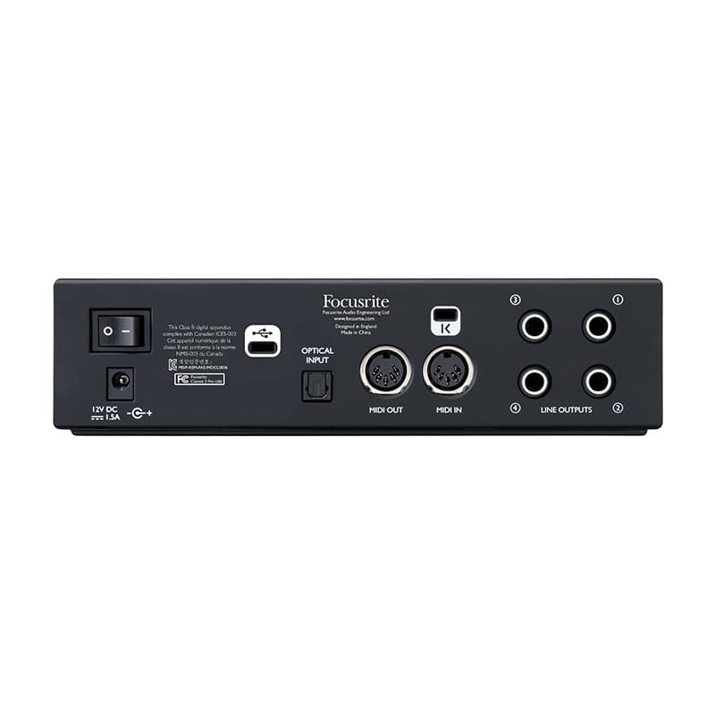کارت صدا فوکوسرایت Clarett 2Pre USB — تصویر ۵