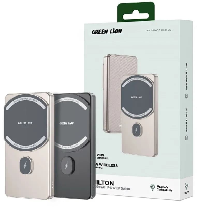 پاوربانک 10000 میلی آمپری میلتون Green Lion Milton