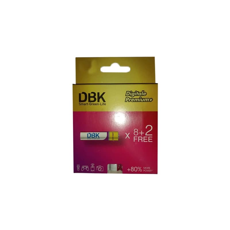 باطری نیم قلم 2+8تایی DBK DIGITAL PREMIUM