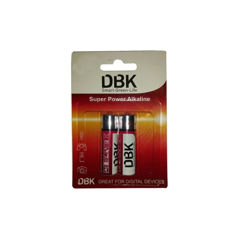 باطری نیم قلمی 2تایی DBK SUPER POWER ALKALINE