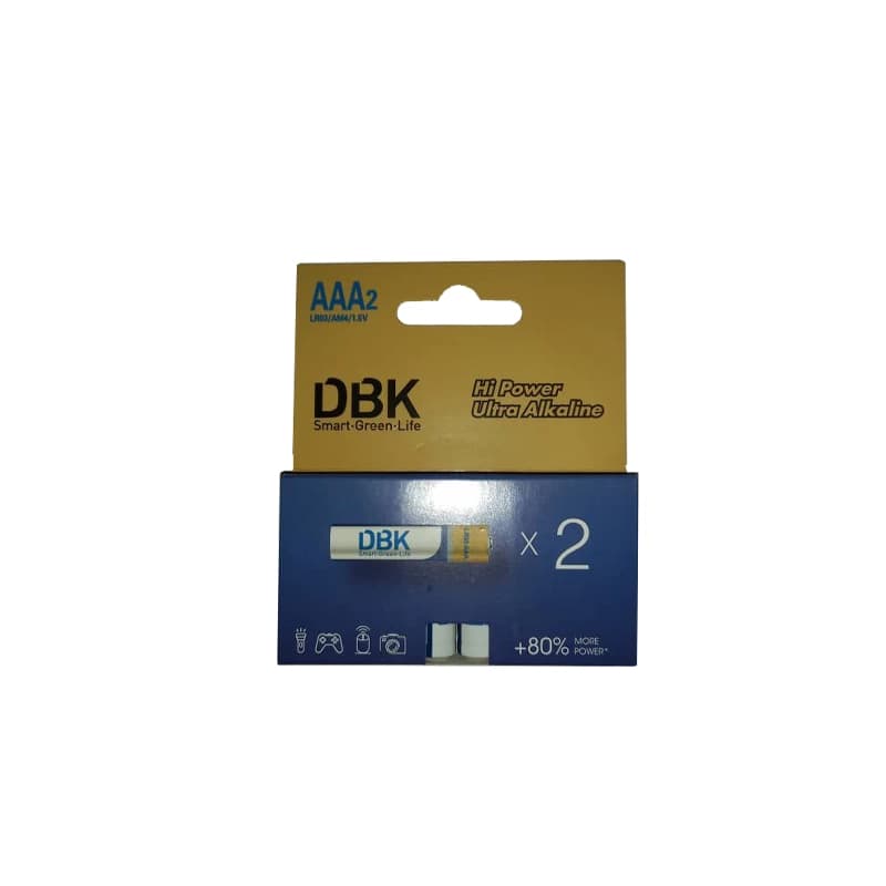 باطری قلم 2تایی DBK HI POWER ULTRA ALKALINE