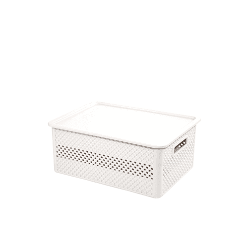 باکس نظم دهنده دربدار کوچک طرح بافت لیمون 2156 — تصویر ۴