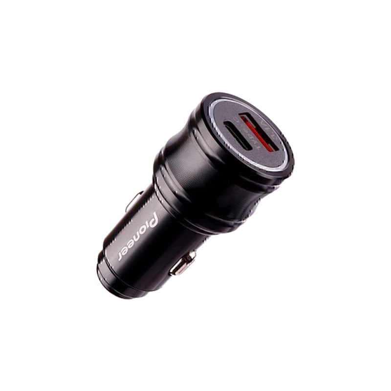 شارژر فندکی فست PIONEER 25W 2PORT
