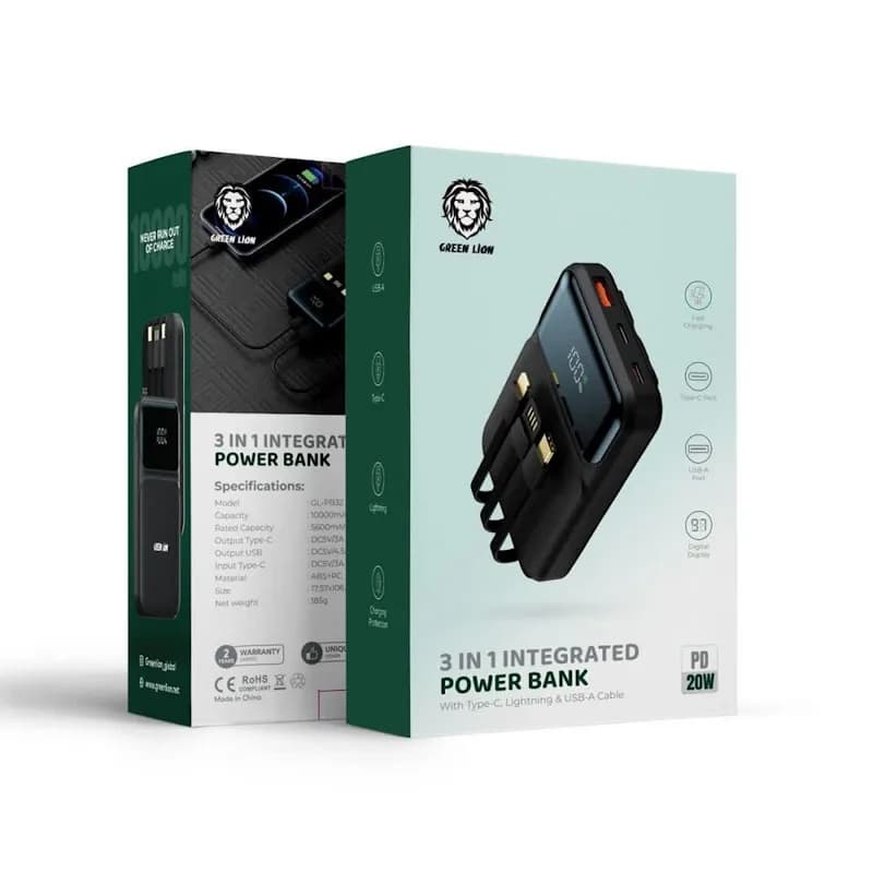 پاوربانک گرین لاین مدل 10000mAh — تصویر ۲
