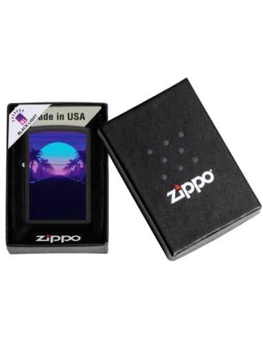 فندک زیپو Zippo 49809 (SUNSET BLACK LIGHT DES) — تصویر ۴