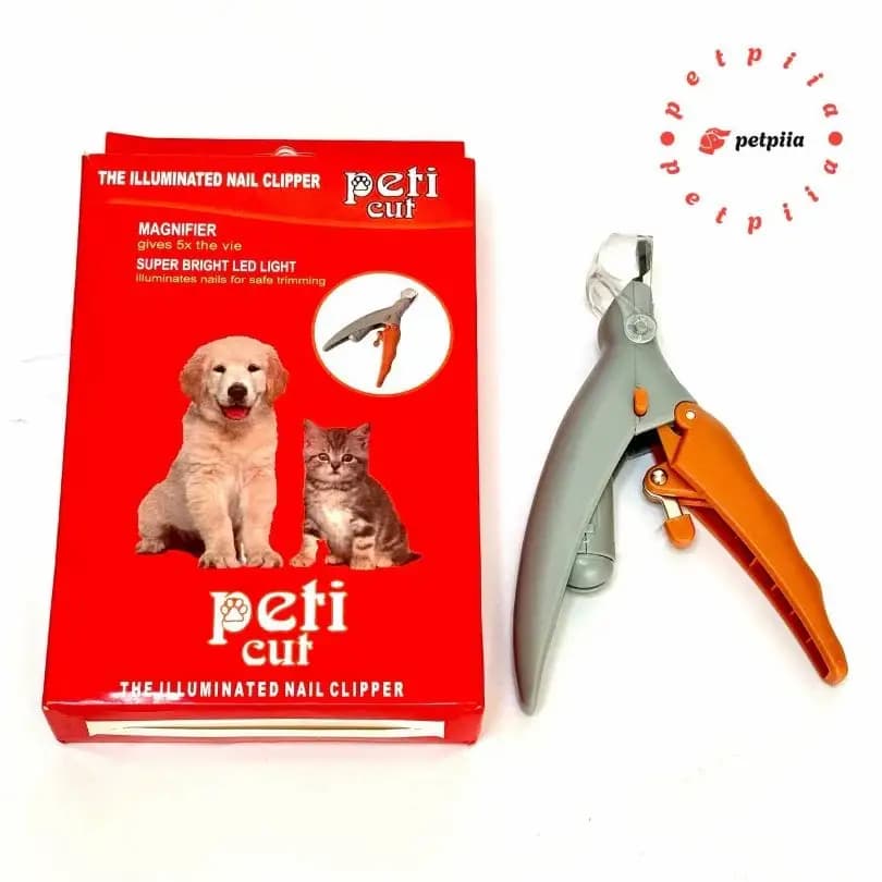 ناخن گیر حرفه ای حیوانات خانگی با چراغ LED و ذره‌بین 5x