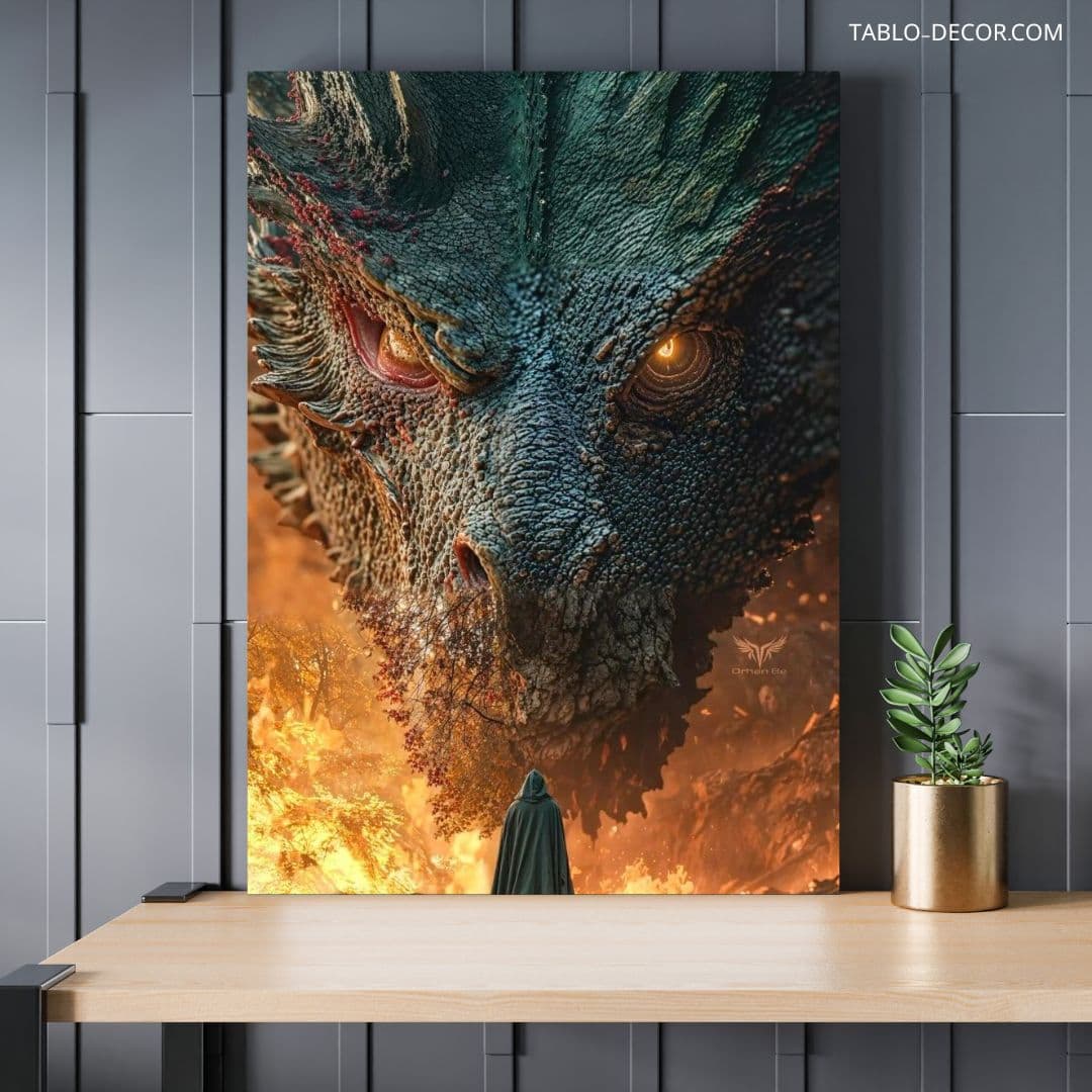 تابلو اژدهای عظیم Huge dragon