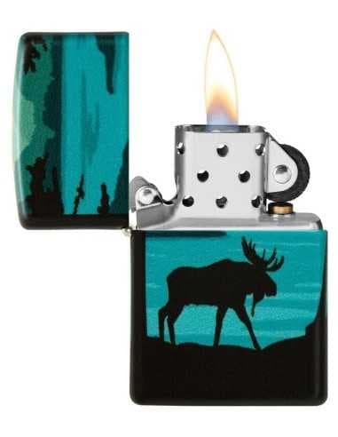 فندک زیپو طرح گوزن Zippo 49481 (MOOSE LANDSCAPE) — تصویر ۴