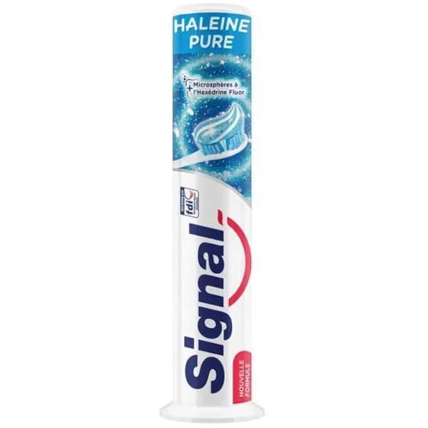 خمیر دندان پمپی سیگنال مدل Haleine Pure — تصویر ۲