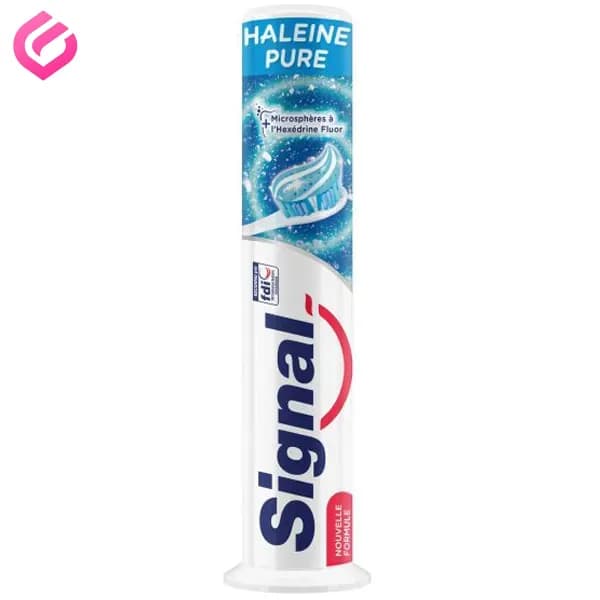 خمیر دندان پمپی سیگنال مدل Haleine Pure