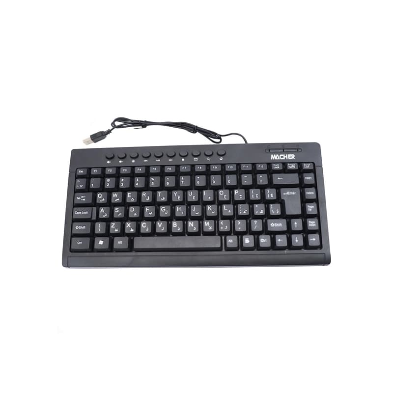 کیبورد سیم دار مینی MACHER MR-306