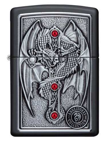 فندک زیپو نگین سواروسکی Zippo 49755 (ANNE STOKES GOTHIC GUAR)