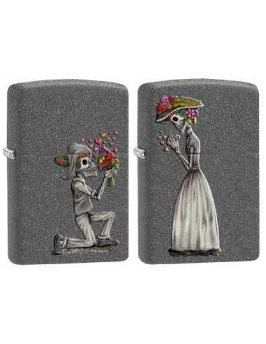فندک زیپو ست جفتی Zippo 28987 (DAY OF DEAD SKULLS SET)