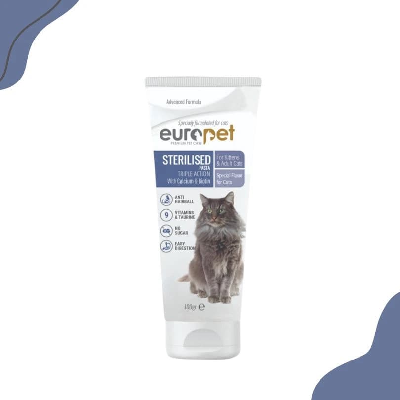 مالت گربه یوروپت مناسب برای گربه های عقیم شده Europet STRILISED PASTA