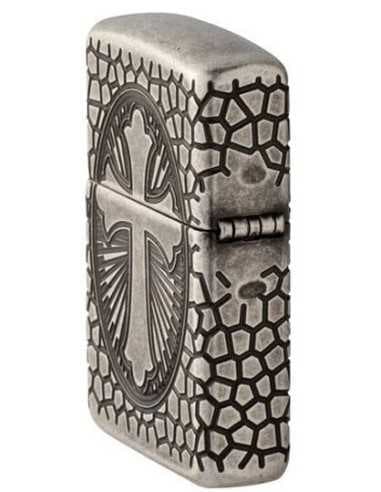 فندک زیپو نقره آرمورکیس سنت کریستوفر Zippo 49160 (ST CHRISTOPHER MEDAL) — تصویر ۴