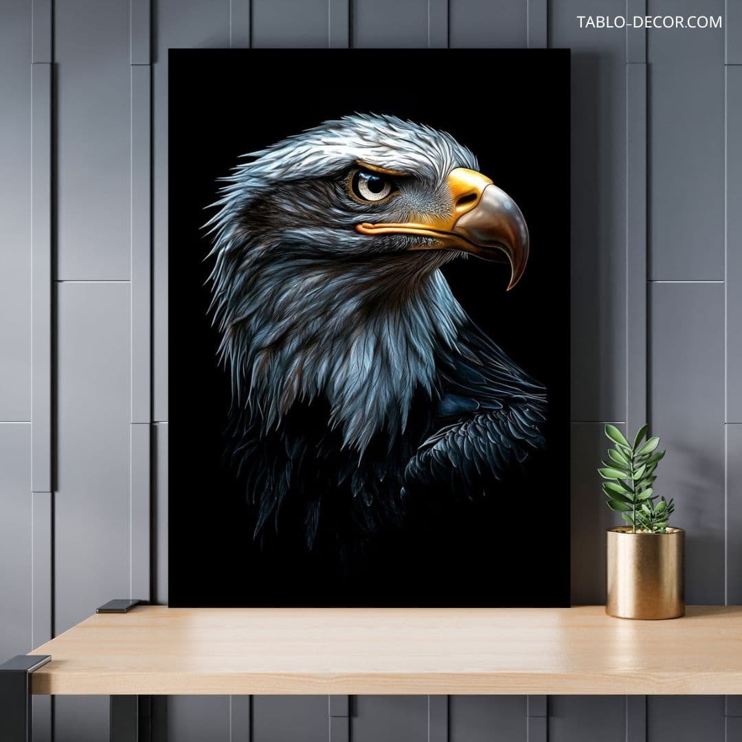 تابلو دکوراتیو عقاب تنها lone eagle