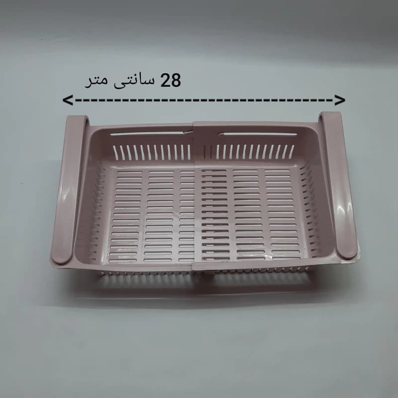 سبد نظم دهنده مدل آویز کشویی طرح رزا — تصویر ۳