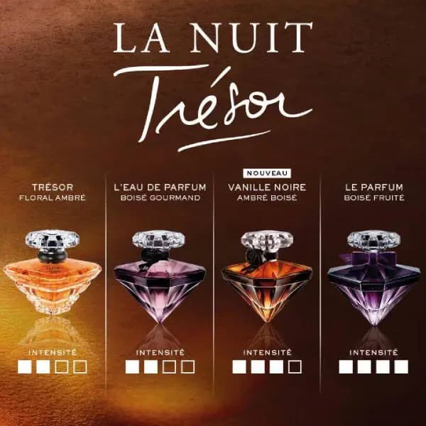 عطر زنانه لانکوم لا نویی ترزور وانی نوآر ادو پرفیوم Lancôme La Nuit Trésor Vanille Noire Eau de Parfum — تصویر ۵