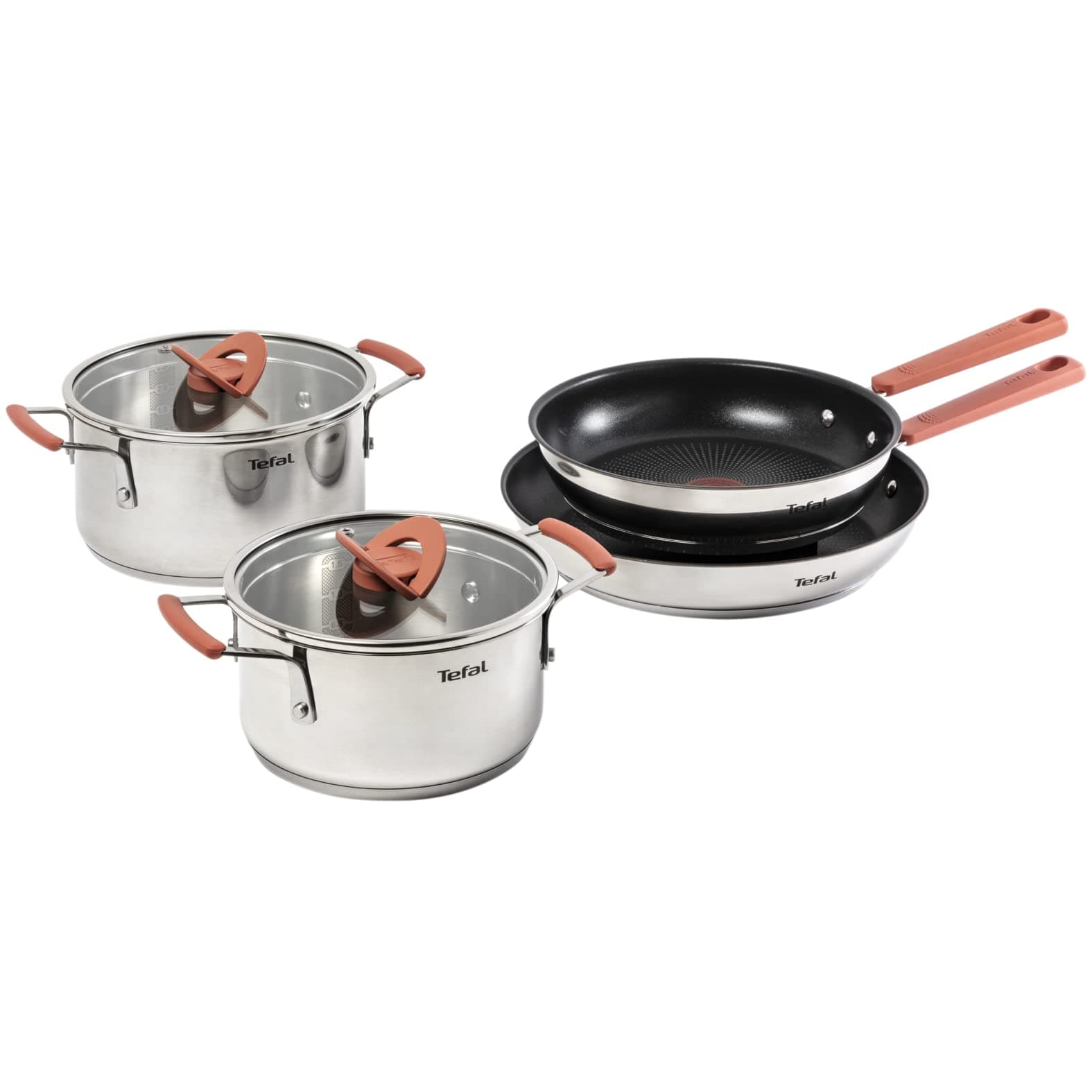 سرویس قابلمه 6 پارچه تفال مدل Tefal Set 6p Optispace G720S604