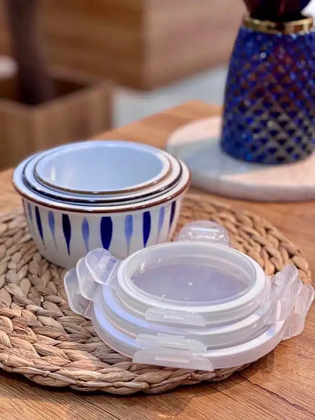 ظرف نگهدارنده چینی 3 تایی وارداتی کد KIT-55 — تصویر ۵