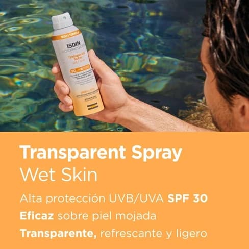اسپری ضد آفتاب بدون رنگ ایزدین SPF30 حجم 250 میلی‌لیتر — تصویر ۷