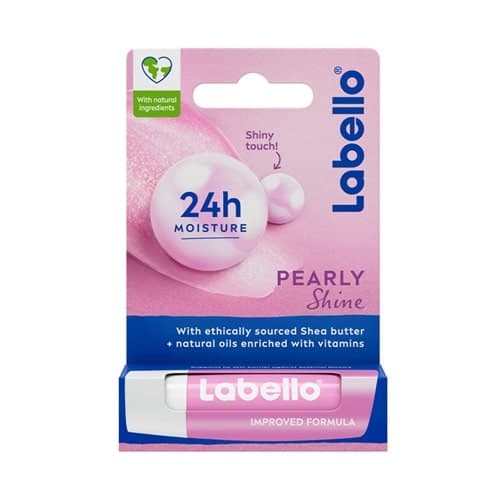 بالم لب براق مروارید لابلو Labello Pearly Shine Lip Balm — تصویر ۳