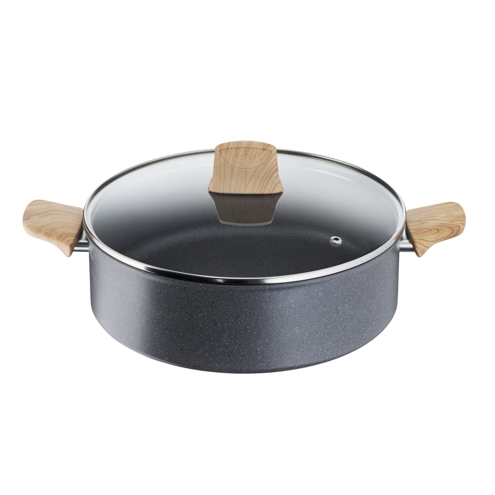 ماهی تابه دربدار سایز 28 اینداکشن تفال مدل Tefal natural force G2667283