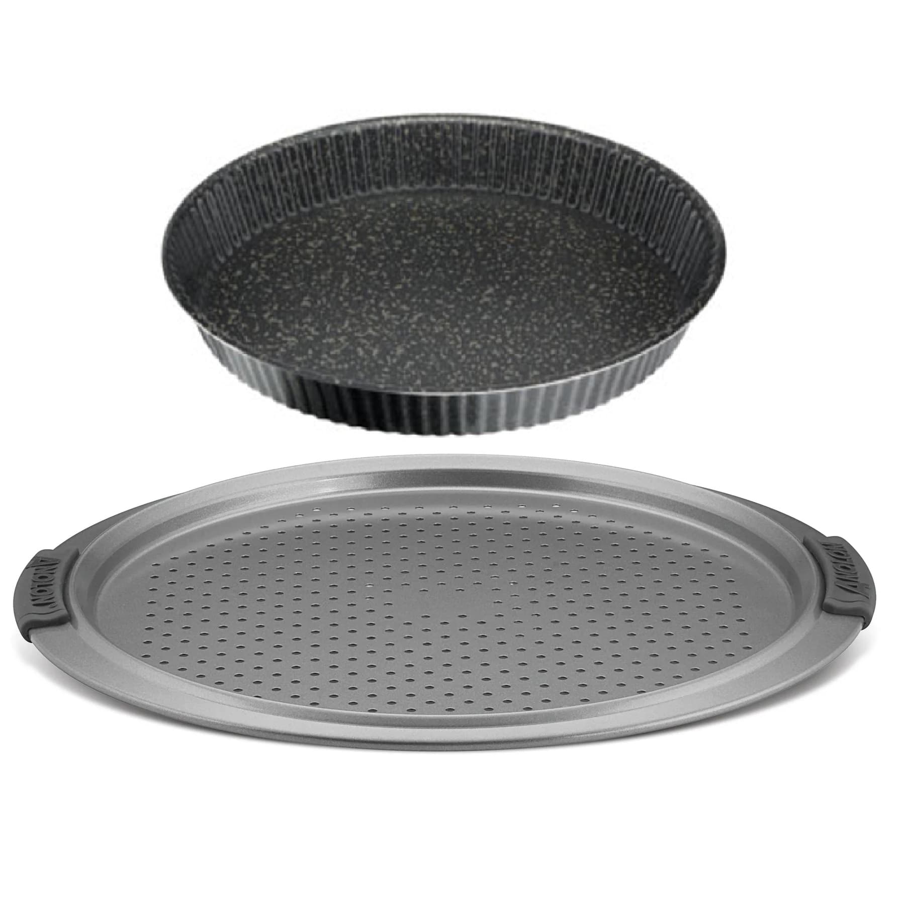 ست قالب فر پیتزا سایز ۳۴ + قالب تارت سایز ۲۷ تفال مدل J1629045 و Tefal J5588302
