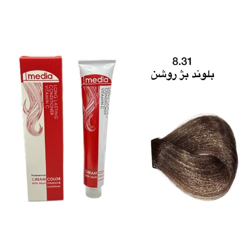 رنگ مو مدیا 8.31