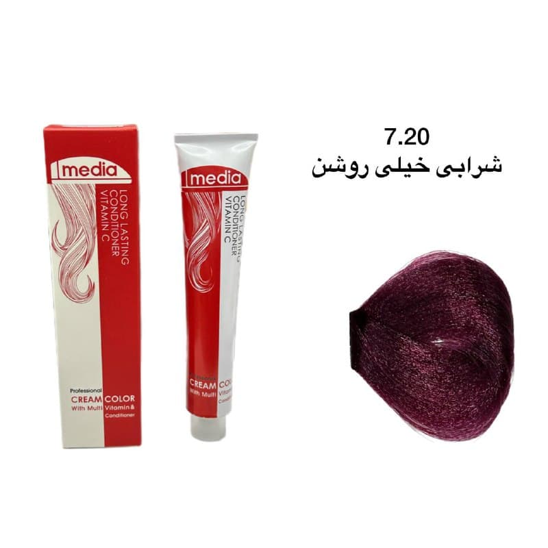 رنگ مو مدیا 7.20