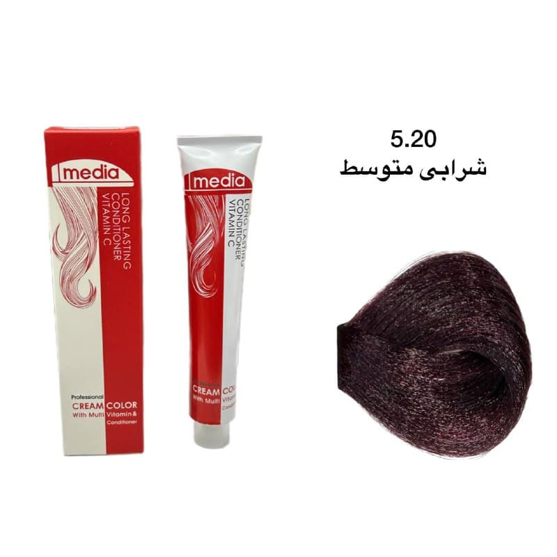 رنگ مو مدیا 5.20
