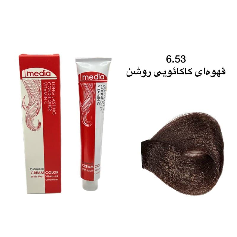 رنگ مو مدیا 6.53