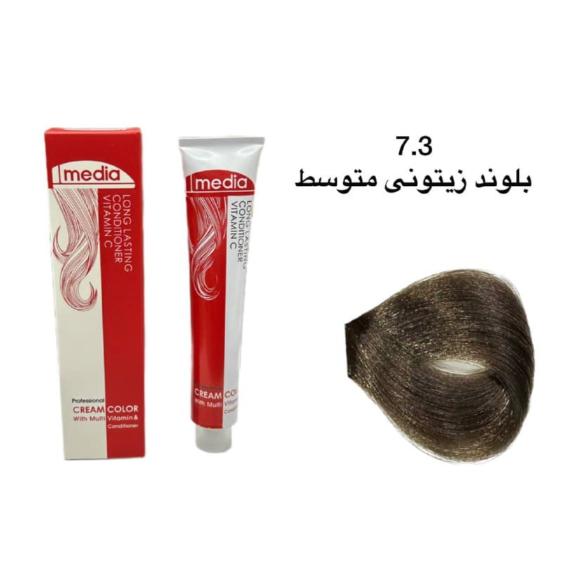 رنگ مو مدیا 7.3