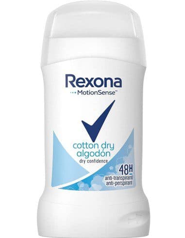 استیک ضد تعریق زنانه کاتن درای رکسونا Rexona Cotton Dry Algodon Deodorant Stick