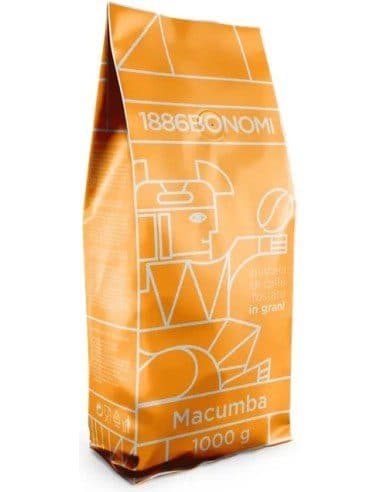 دانه قهوه ماکومبا بونومی نارنجی 1کیلویی Bonomi Macumba Coffee Beans