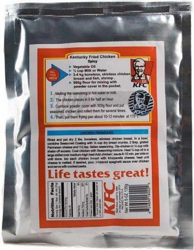 پودر سوخاری اسپایسی کی اف سی 135گرمی Kfc Spicy Fried Chicken Powder