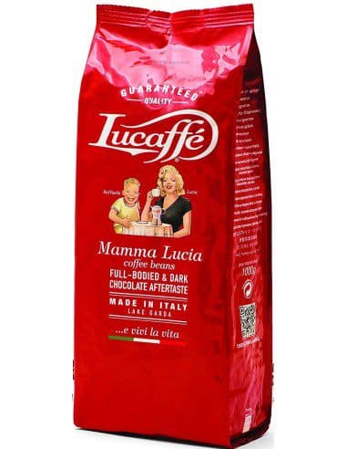 دانه قهوه لوکافی مامالوچیا (لوکافه مامالوچیا) 1کیلویی Lucaffe Mamma Lucia Italian Espresso Coffee Beans
