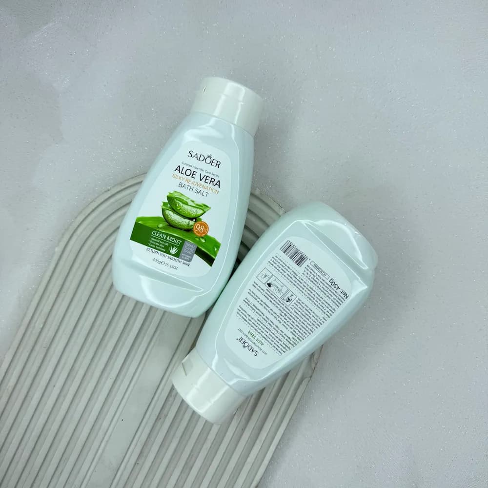 نمک حمام آلوئه ورا سادور ۴۳۰ گرم | Sador Aloe Vera Bath Salt 430g