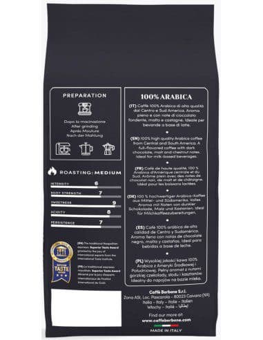 دانه قهوه بوربن 100٪ عربیکا 1کیلویی Borbone ٪100 Arabica Coffee Beans — تصویر ۲