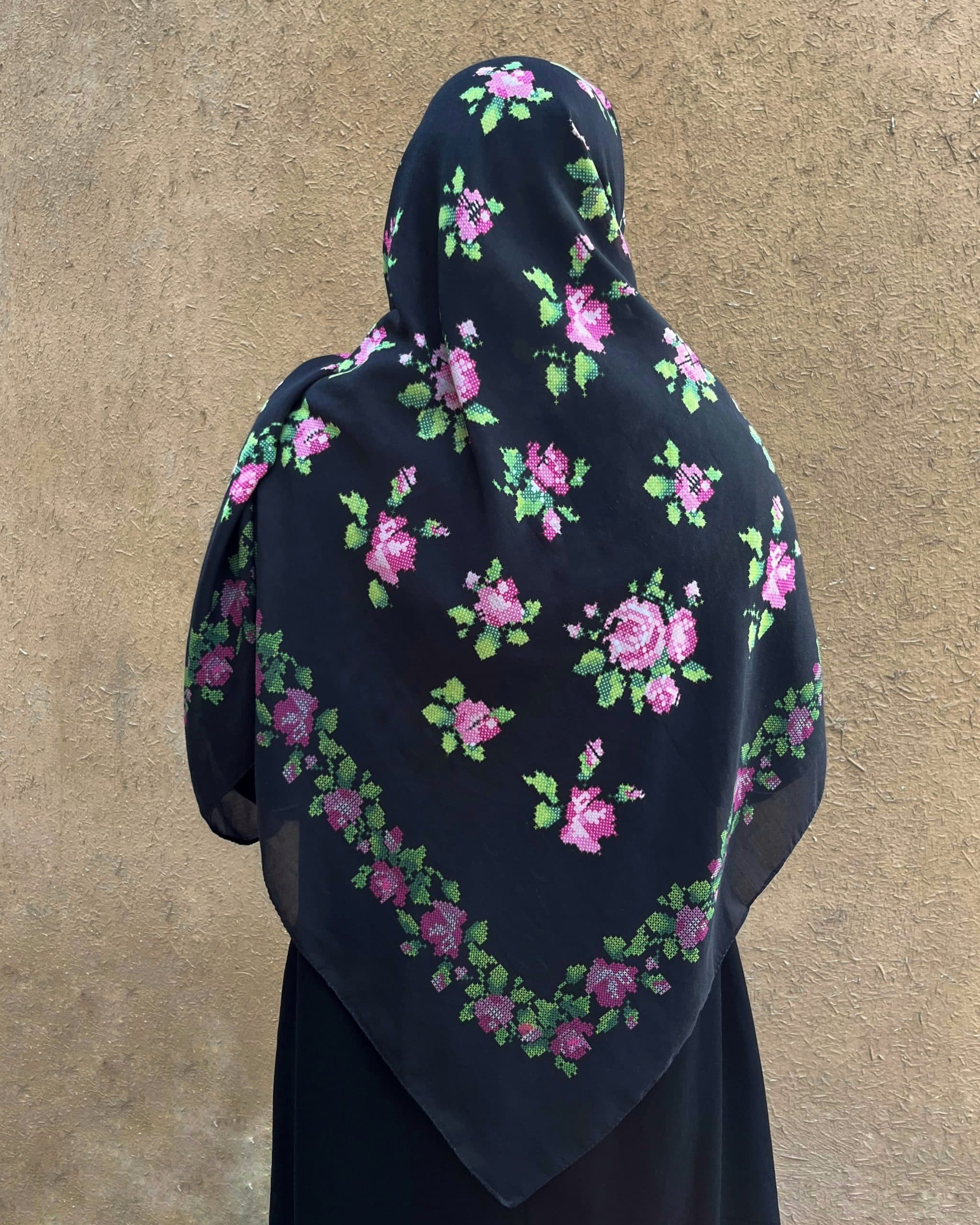 روسری نخی قواره متوسط (قواره 110) رزکوک