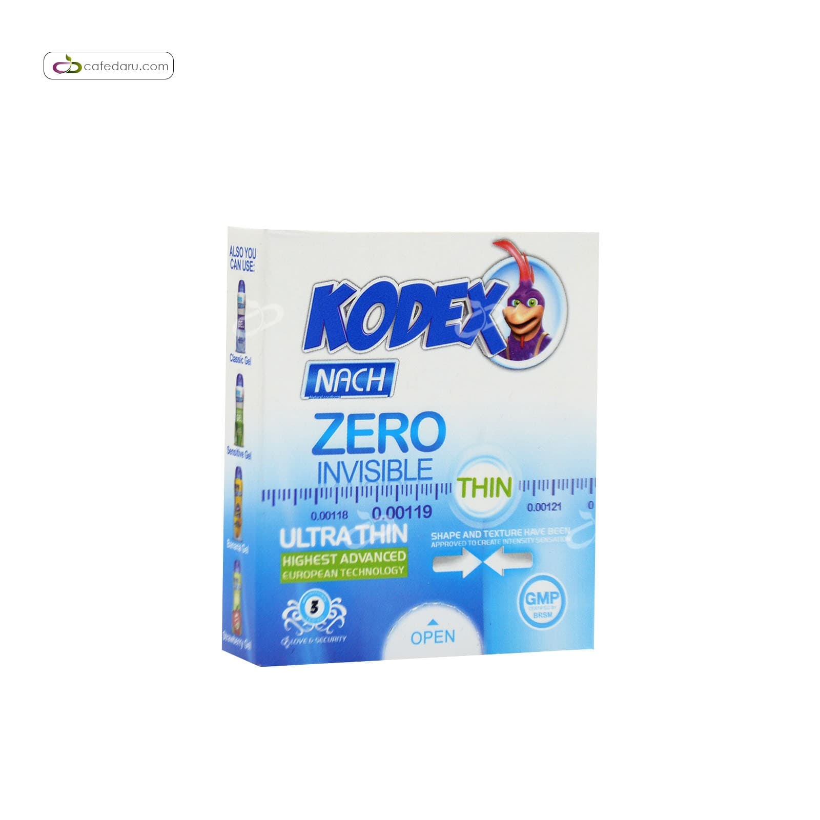 کدکس(کاندوم 3عددی ZERO)KODEX
