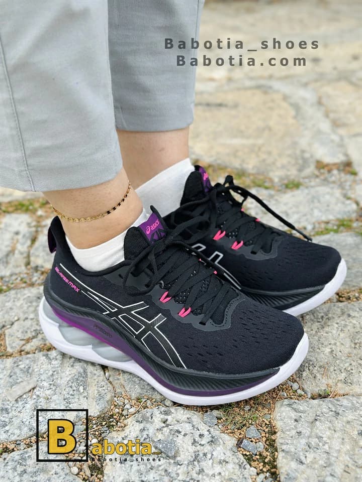 کفش اسیکس ژل کینسی مکس (Asics GEL-KINSEI MAX) مشکی — تصویر ۳