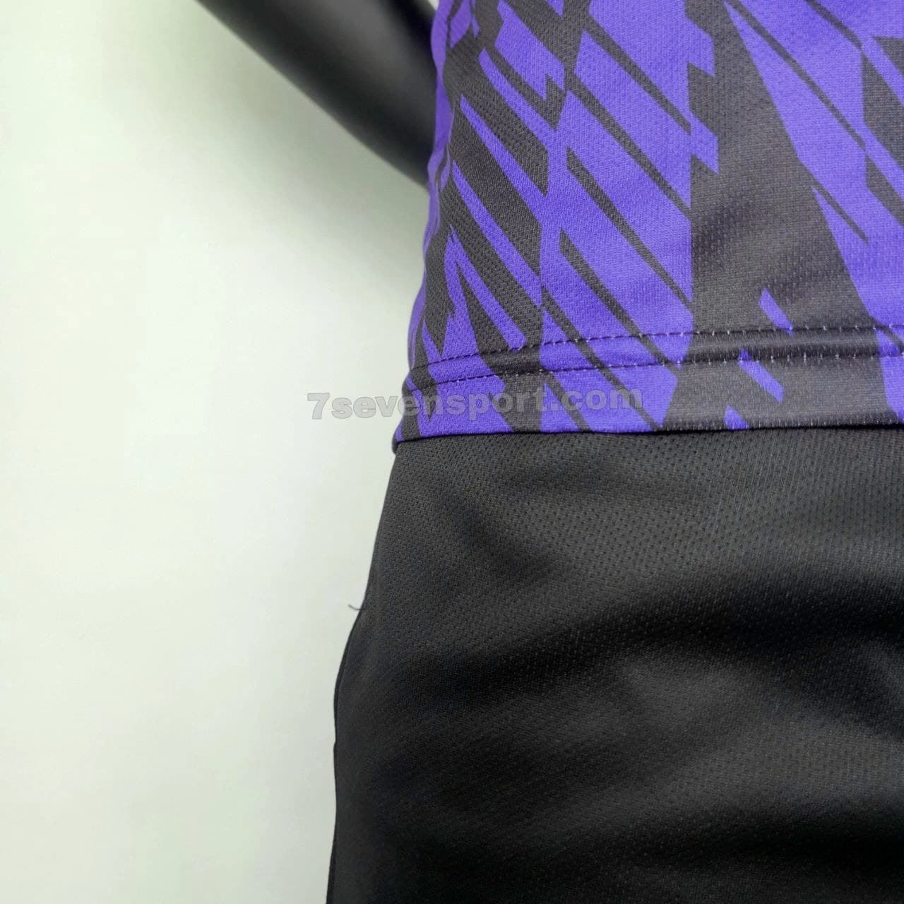 رکابی شلوارک آرژانتین مشکی بنفش — تصویر ۵