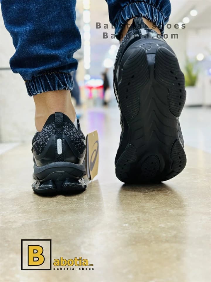 کتونی اسیکس کینسی پلاست ژله‌ای مشکی — تصویر ۴