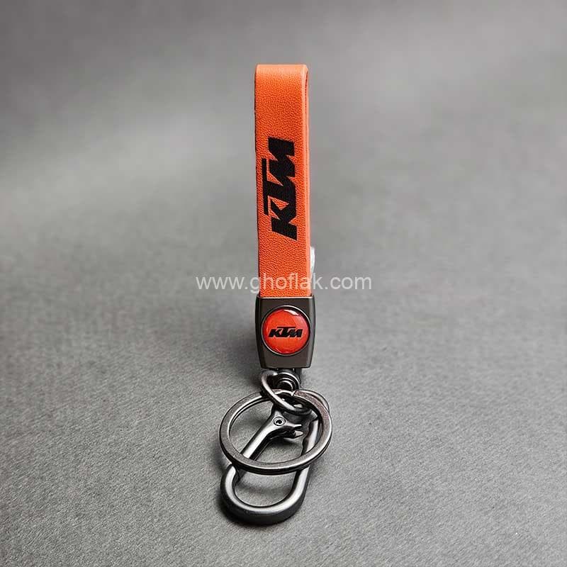 سرکلیدی KTM چرمی موتورسیکلت