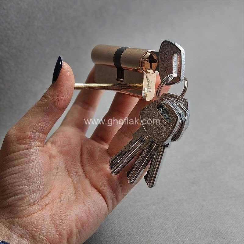 سیلندر درب چوبی و ضد سرقت آپارتمان برند AR – کلید آهنی