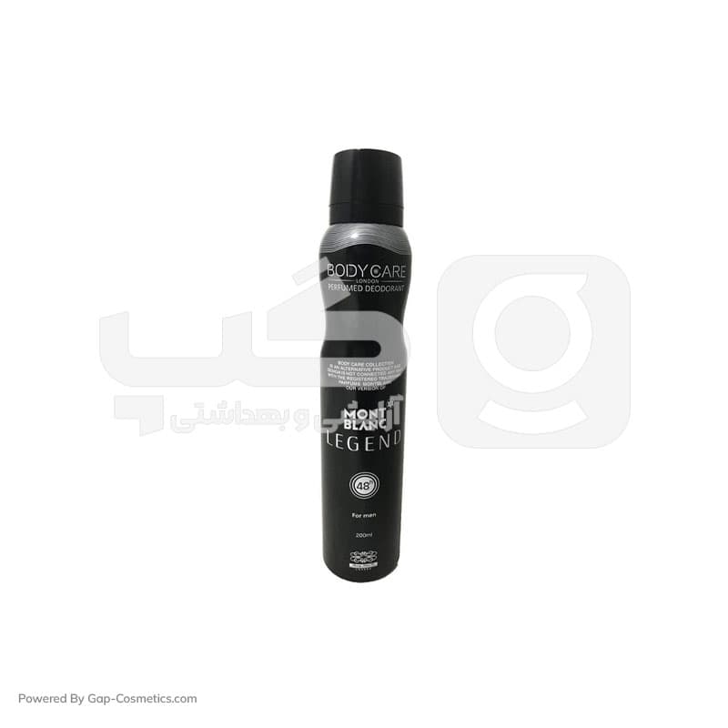 اسپری مردانه مونت بلنک MONT BLANC بادی کر BODY CARE حجم 200 میلی لیتر