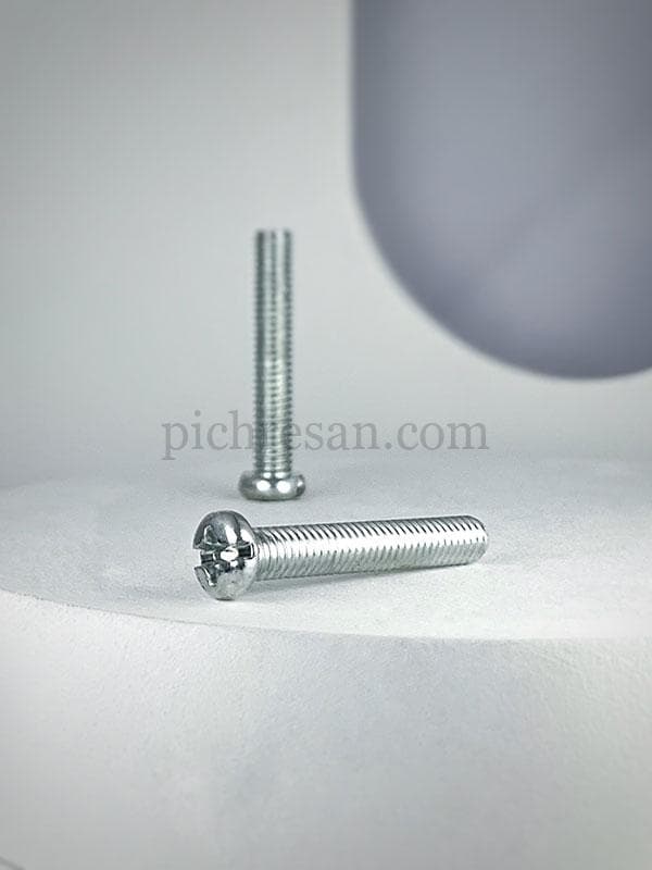 پیچ استوانه سرگرد سایز 25*5 میلیمتر بسته 500عددی